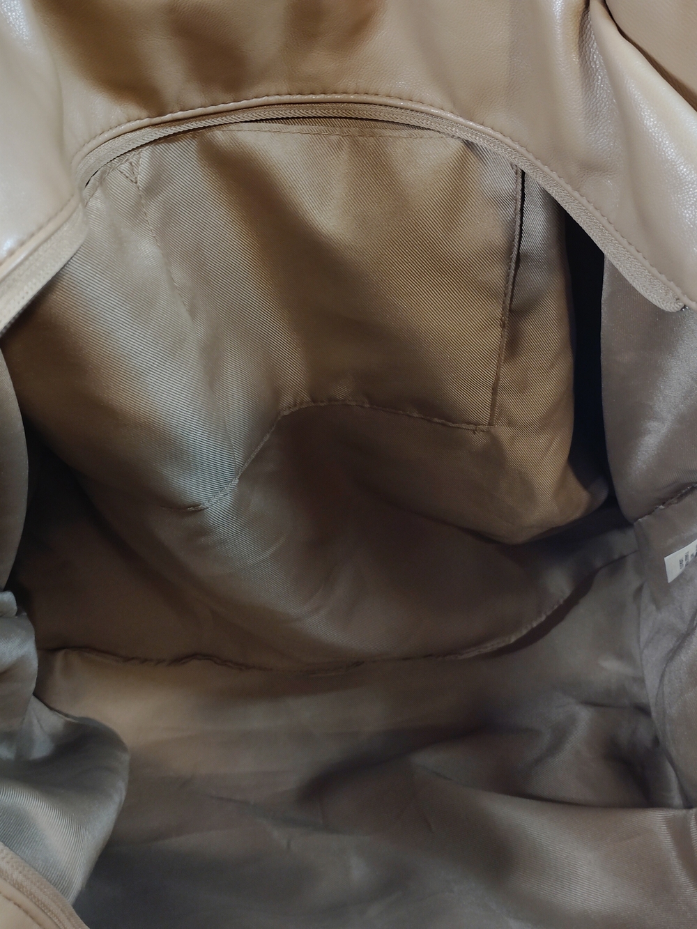 a new day Tan Padded Shoulder Tote Bag - Picture 6 of 9